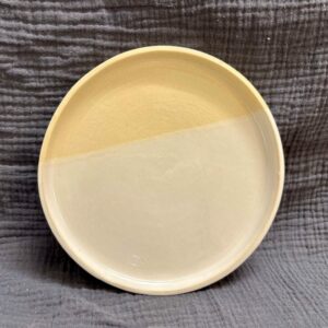 Petite assiette blanc naturel