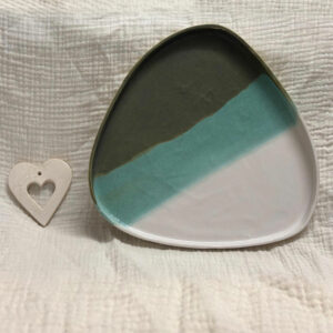 Grande assiette triangle