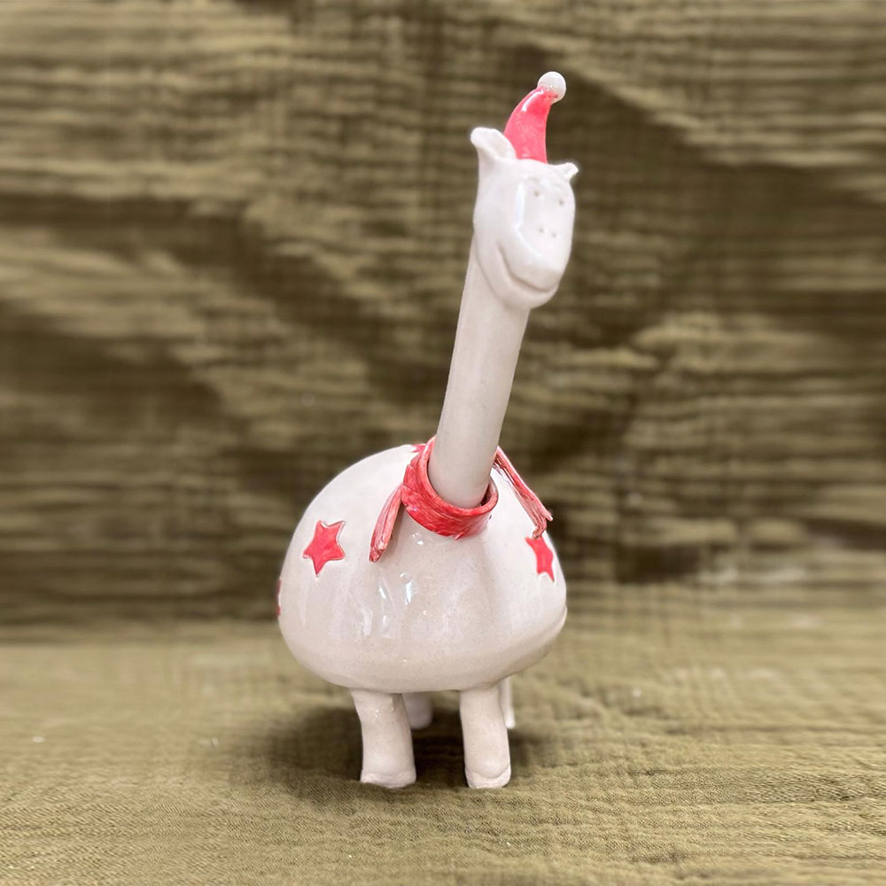 Girafe de Noël