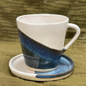 Tasse à café avec sous tasse Tempête